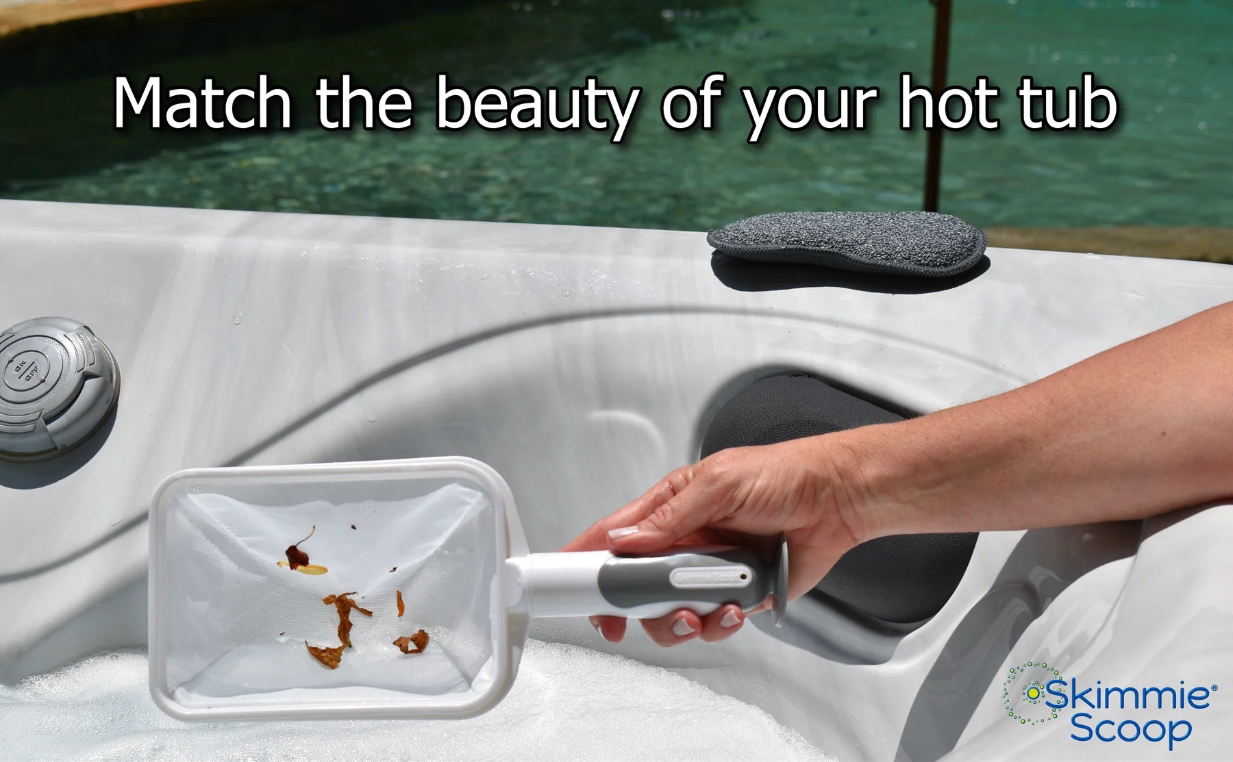 Skimmie Scoop pool skimmer packaging