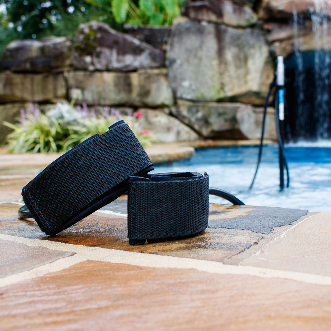 Leg Workout Ankle Cuffs – For Swim Spa & Pool Resistance Training