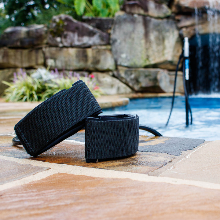 Leg Workout Ankle Cuffs – For Swim Spa & Pool Resistance Training