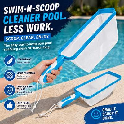 Swim-N-Scoop skimmer net front view