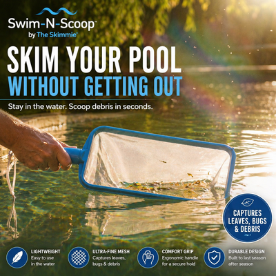 Swim-N-Scoop hanging storage loop