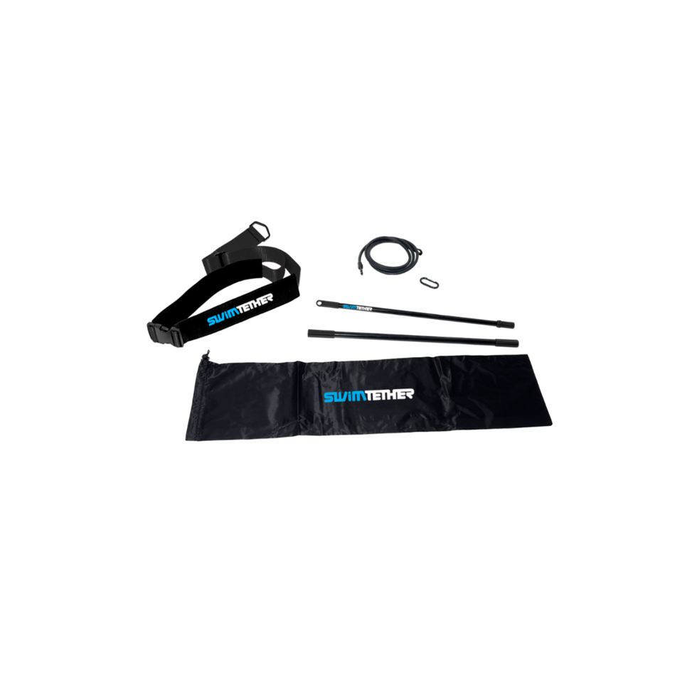 Swim Tether - Endless Swim and Row Exercise in pools and swim spas