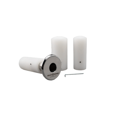 Swim Tether umbrella hole adaptor for patio umbrella base mounting