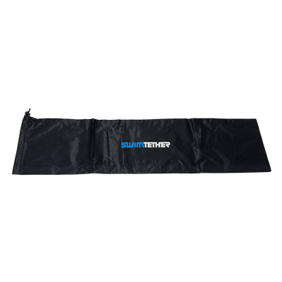 Swim Tether branded drawstring carry bag